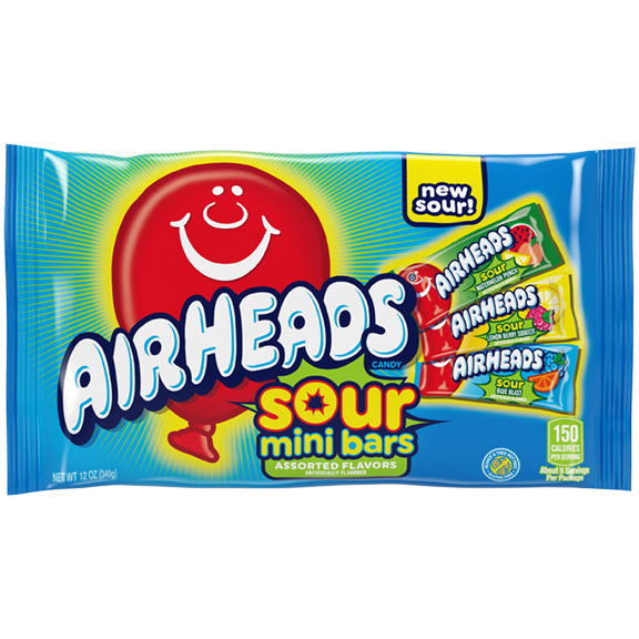 Airheads Sour Mini Bars package